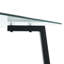 Table en verre de style moderne