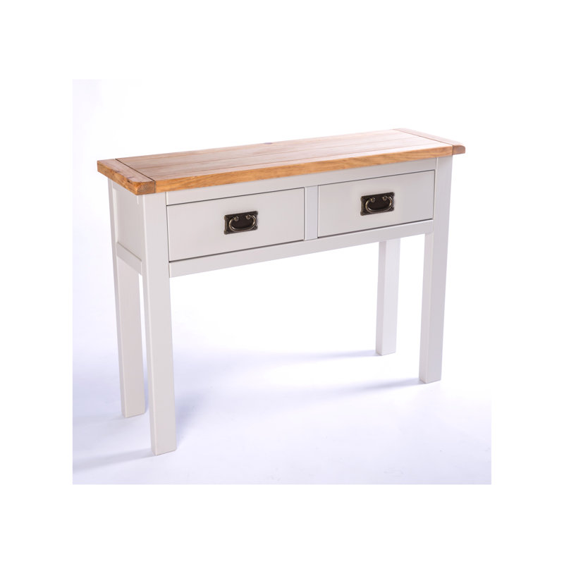 Heartwood 100cm Console Table, Brown Natural, Ivory