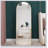 4Th Generation Floor-Mounted Full-Length Mirror With Arched Aluminum Alloy Frame, Perfect For Bathroom And Bedroom