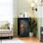 4 Drawer Dresser for Bedroom, Narrow Chest of Drawers, Wooden Top and Study Iron Frame 18"x37.5"-(WxH)