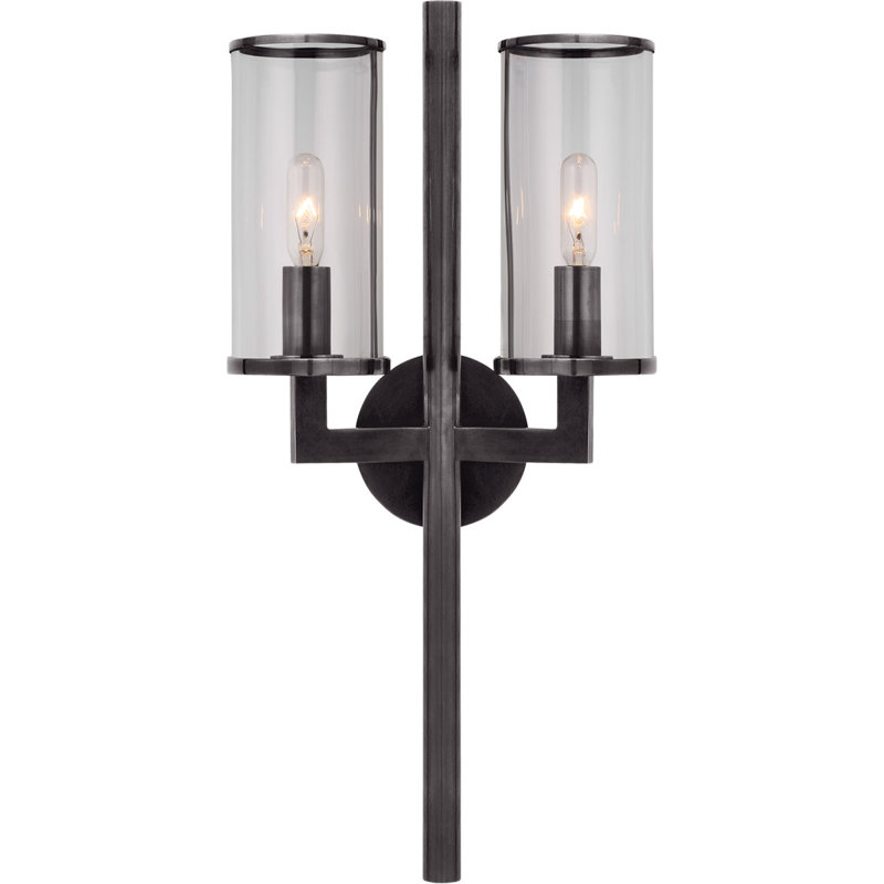 Kelly Wearstler Liaison Double Sconce, Bronze