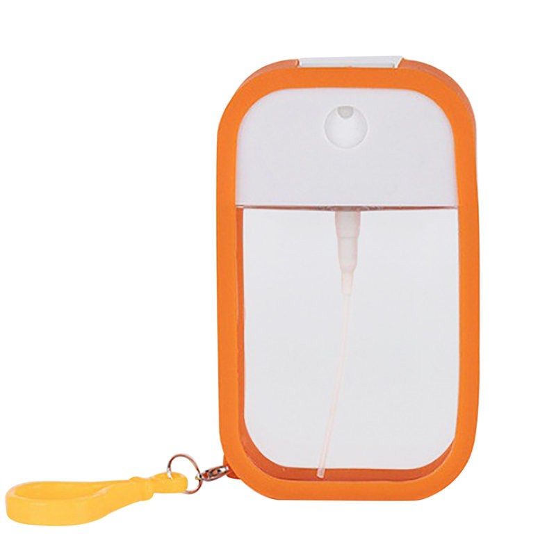 Bouteille d'eau et bouteille de parfum, Orange