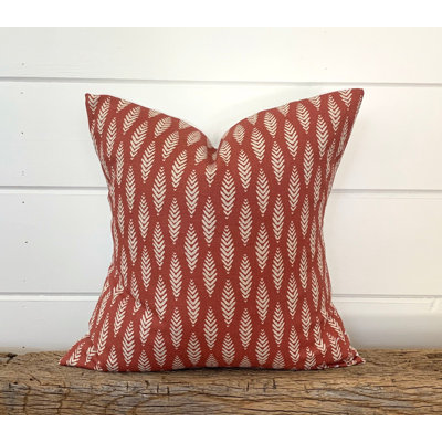 Housse de coussin en coton mélangé