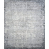 Contemporary One-of-a-Kind Rectangle 9'1" X 12' Hand Knotted Area Rug