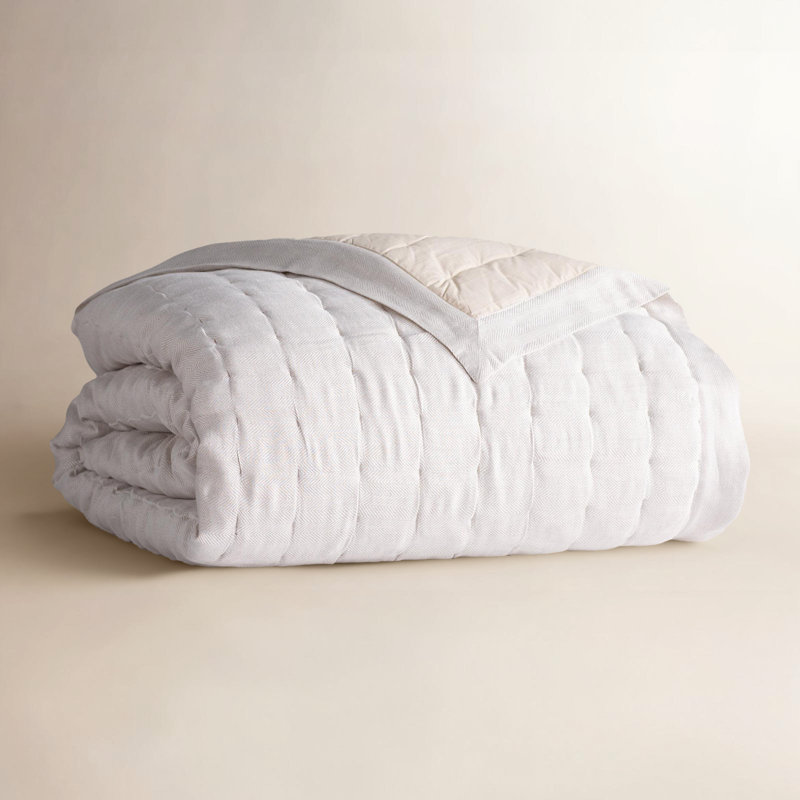 Brussels Quilt, Full/Queen Quilt, Natural