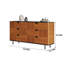 Buffet rétro en placage de bois moderne