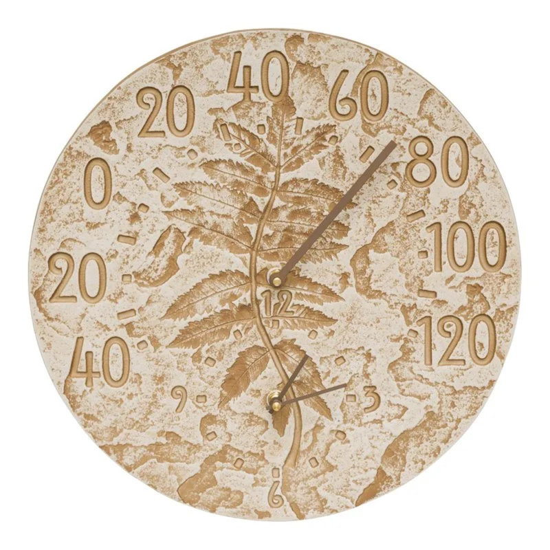 14'' Outdoor Clock Thermometer