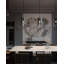 Luminaire suspendu simple noir 1 lumière Navendra