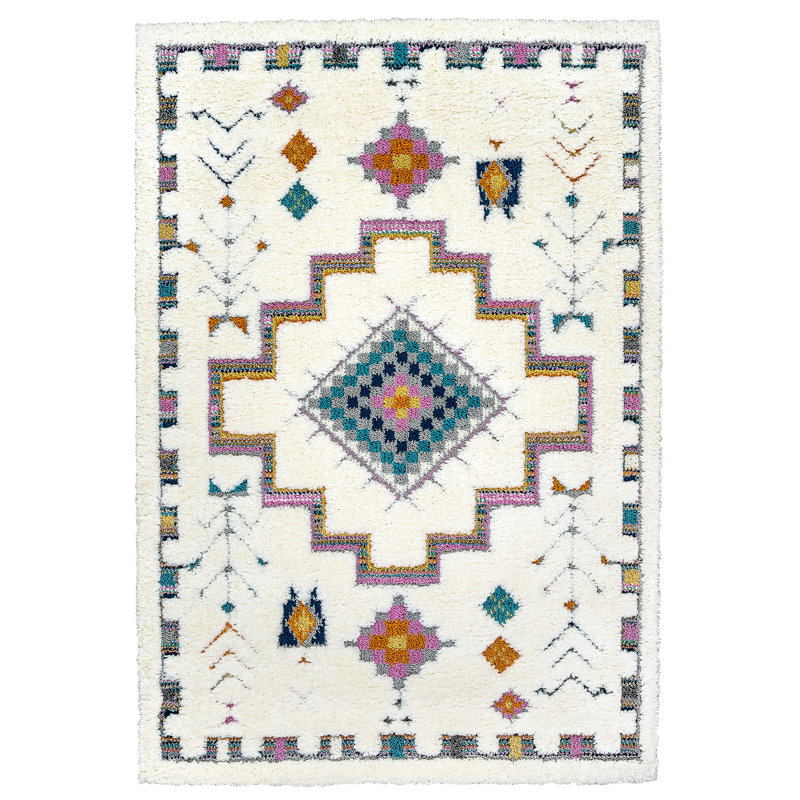 Tapis à poil long Crown, Rectangle 6 pi 7 po x 9 pi 6 po