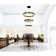 Glass Dimmable LED Empire Chandelier