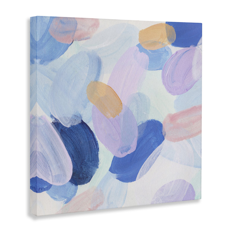 «Oblong Shapes Motif Floater», art mural par Melissa Wang, H 24 po x l 24 po x P 1,5 po