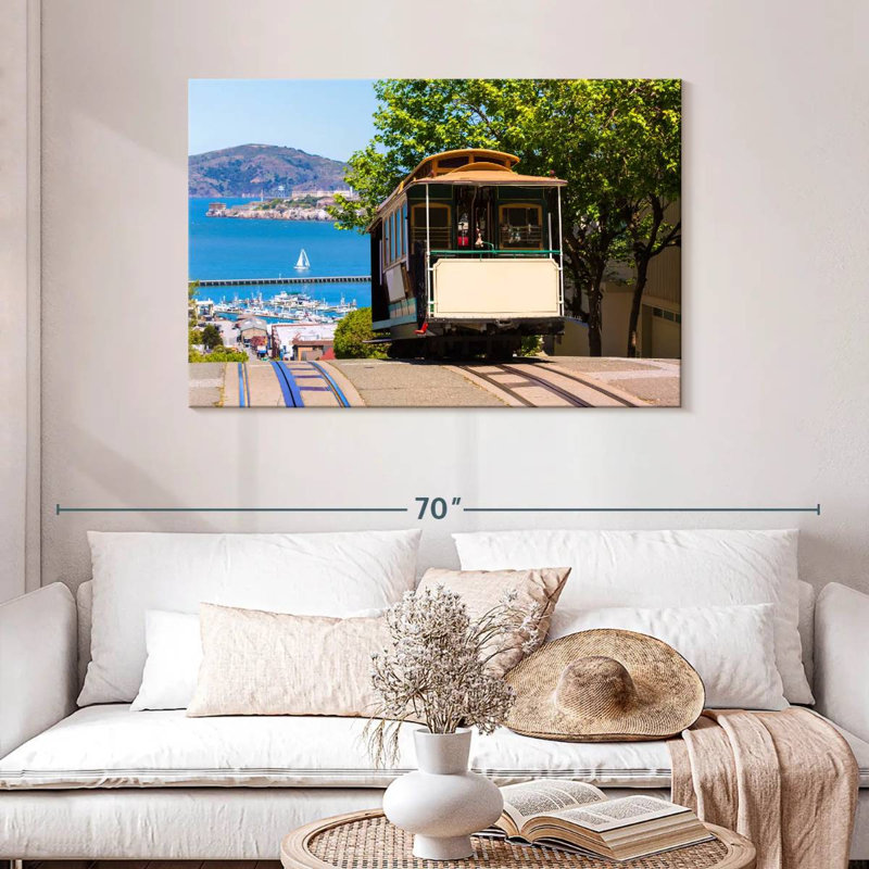 Mehar SF Cable Car, 30" H x 45" W