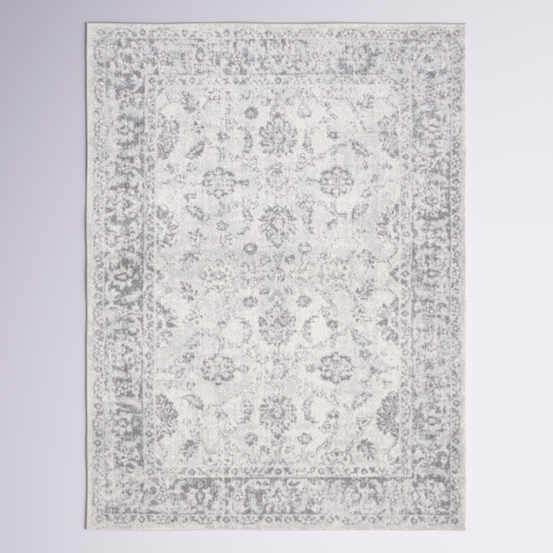 Hawtree 281 Area Rug In Ivory / Grey, Rectangle 9' x 12'