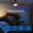 42 Inch Walnut 3 Blade Flush Mount Low Profile Ceiling Fan with Lights and Remote, Dimmable Indoor Outdoor Fan with Remote APP Control Quiet DC Motor Timer-1705845750-1705845744-1705845747