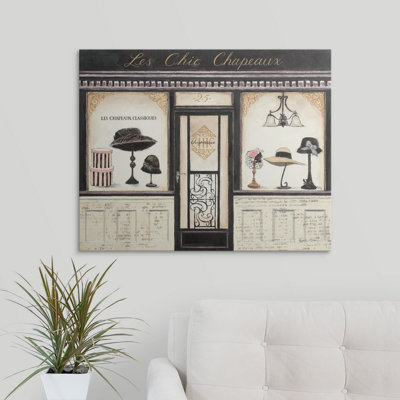 «Endicott Les Chic Chapeaux» par Emily Adams - impression d'art graphique