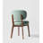 Modern And Simple Solid Wood Oak Backrest Dining Chair