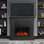 Foyer électrique mince 47 "Crawford par Real Flame