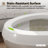 21'' Extra Tall Toilet Comfortable SeatHeight 1.28 GPF Elongated Floor Mounted Two-Piece Toilet (Seat Included)-101884383