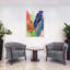 «Electric Palms 1», reproduction sur verre