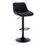  Ensemble de 2 tabourets pivotants à hauteur réglable avec dossier-888169342-888169340