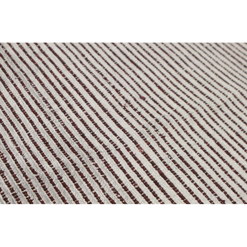 Hand Woven Wool Striped Area Rug