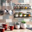 Door Stainless Steel Spice Rack-945933424