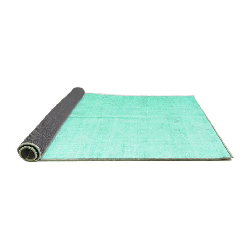 Tapis uni en laine / polyester de couleur unie fabriqué à la machine, Carré 8 pi