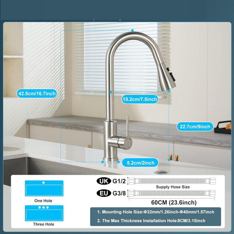 Brayden Studio Kitchen Faucet