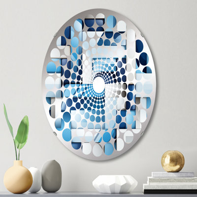 Miroir mural oval