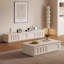 Meuble télé en bois manufacturé blanc crème-325922052