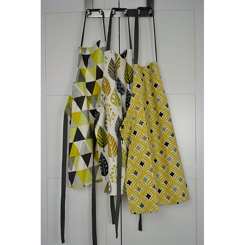 Amethy Bib Apron, Ochre Yellow