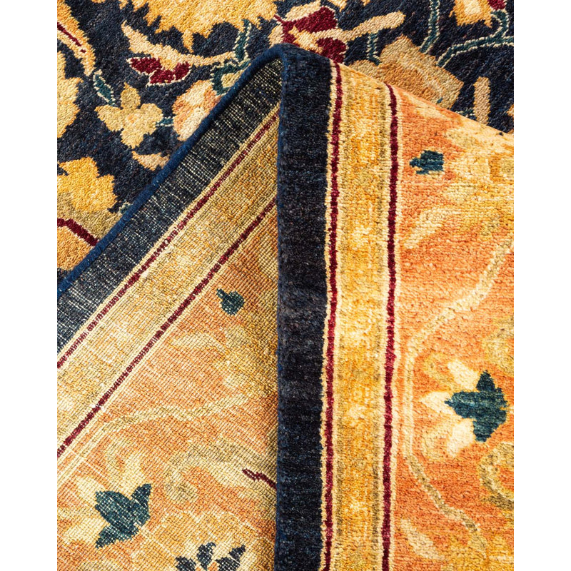 Classic One-of-a-Kind 9' 1" x 11' 7" Hand Knotted Area Rug