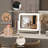 Vanity Mirror With Lights Makeup Mirror With Lights,Lighted Vanity Mirror Tabletop,Smart Touch With 3-Color Lighting,Dimmable,For Vanity Desk Tabletop
