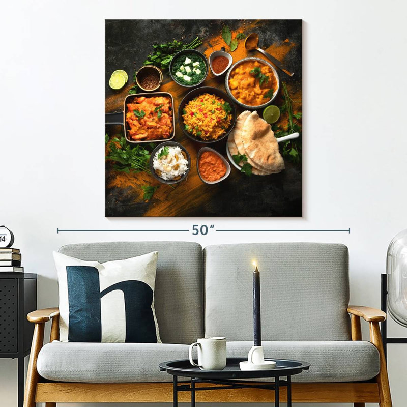 Yarlin Indian Cuisine, 33" H x 33" W