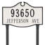 Colonial 1-Line Wall Address Plaque-2099916166
