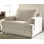 Chaise et demi en polyester de 52 po de large Aney-1565552761-1565552710