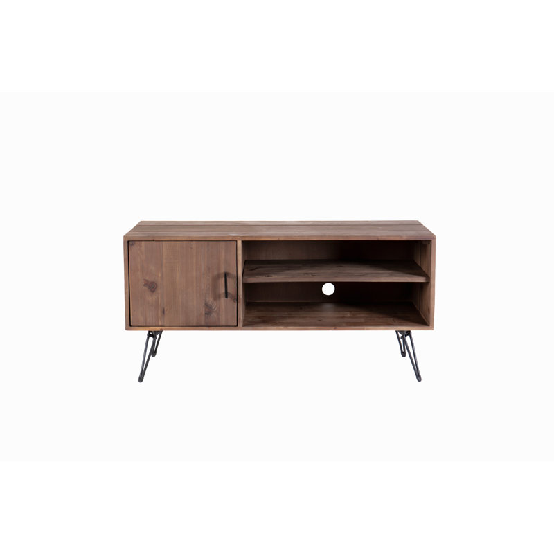 Simple, Modern, Vintage Reclaimed Wood Tv Stand Media Table For Living Room