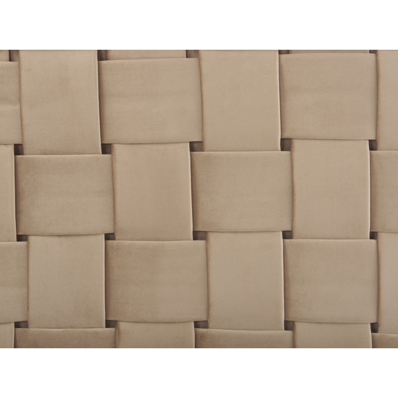 Rajmund Upholstered Bed, Taupe, European Double (140 x 200cm)