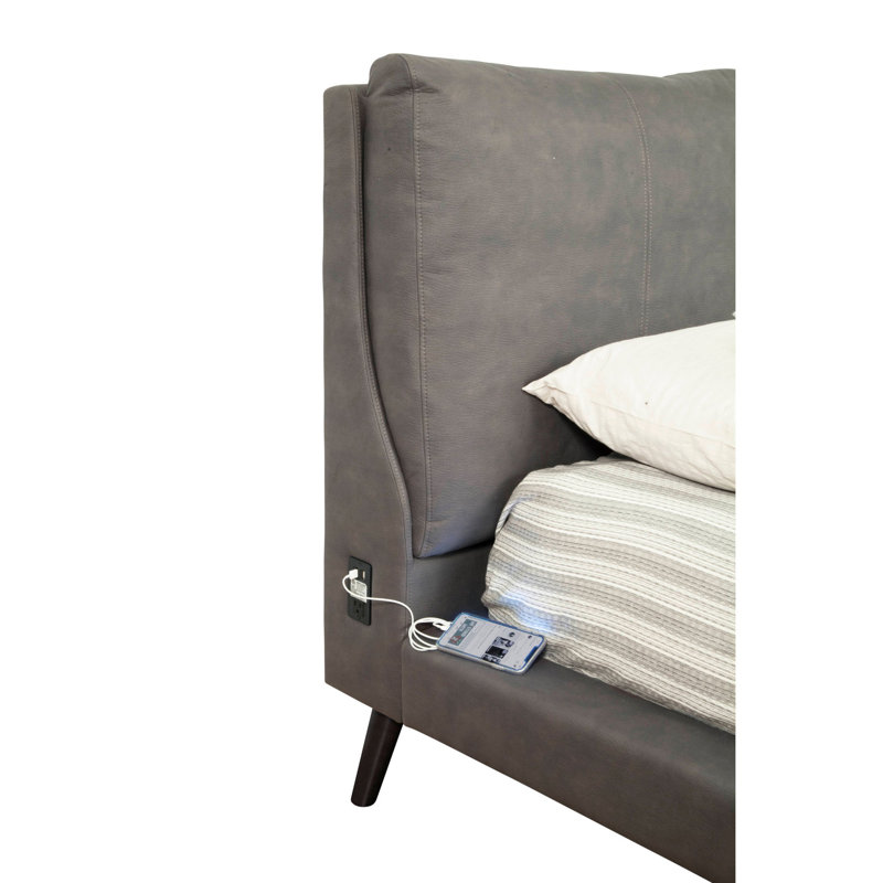 Alia Upholstered Platform Bed, Queen