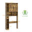 Armoire de rangement au-dessus de la toilette avec 2 portes de grange Farmhouse-755755775