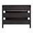 Alaterre Furniture Barton Outdoor Coffee Table - 37” Weather-Resistant Eucalyptus Wood Small Outdoor Table with Slatted Tabletop - Modern Outside Furniture for Patio, Porch, Deck, or Poolside (Black)-399270155