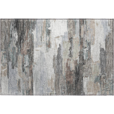 Premium Machine Washable Mayfield AMF2249 Abstract Rug