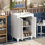 Meuble-lavabo moderne 24 po en bois MDF