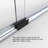 Infinity 43" W x 47'' W x 70" H Semi-Frameless Shower Door-14170785-14170786