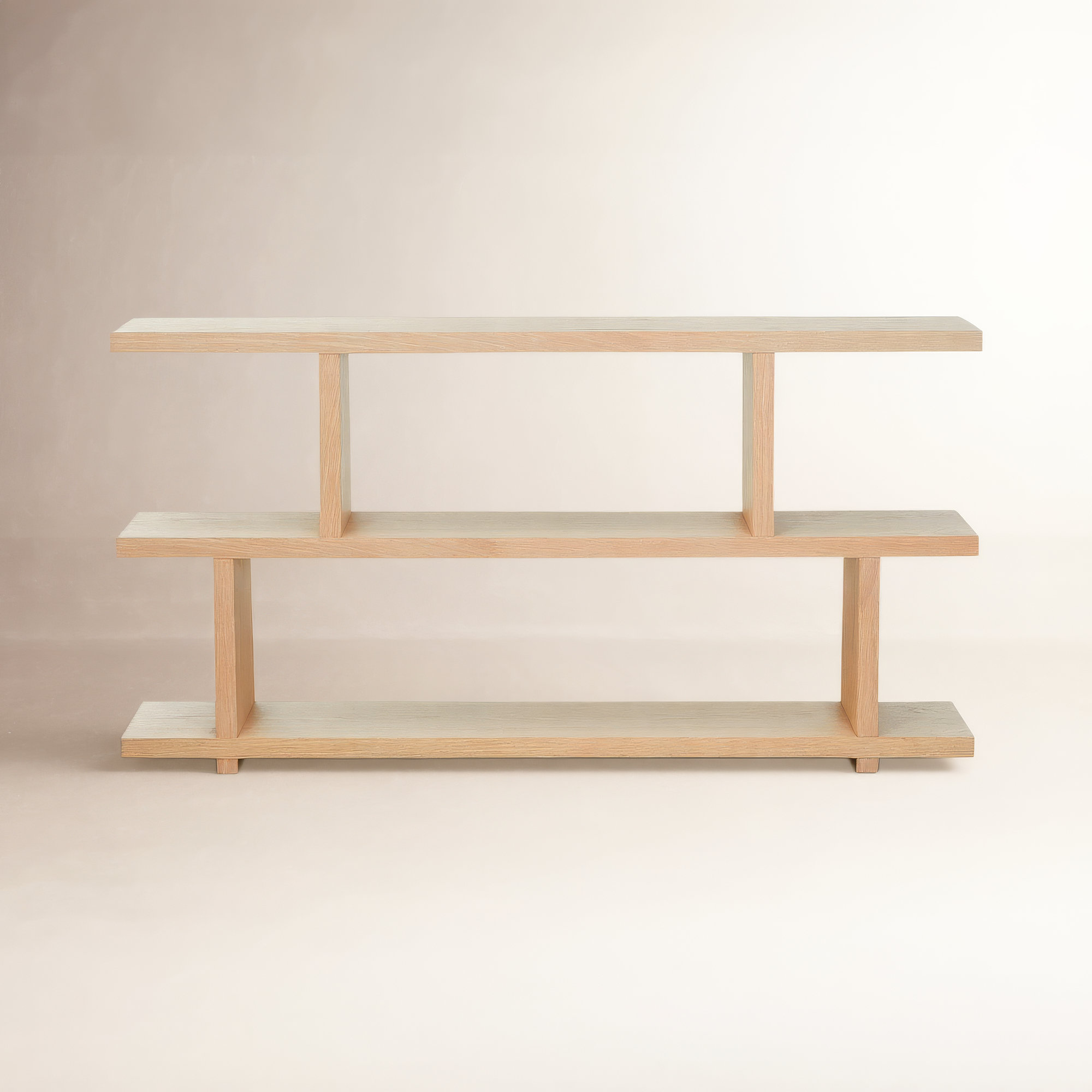 Annora Wide Bookcase, Natural
