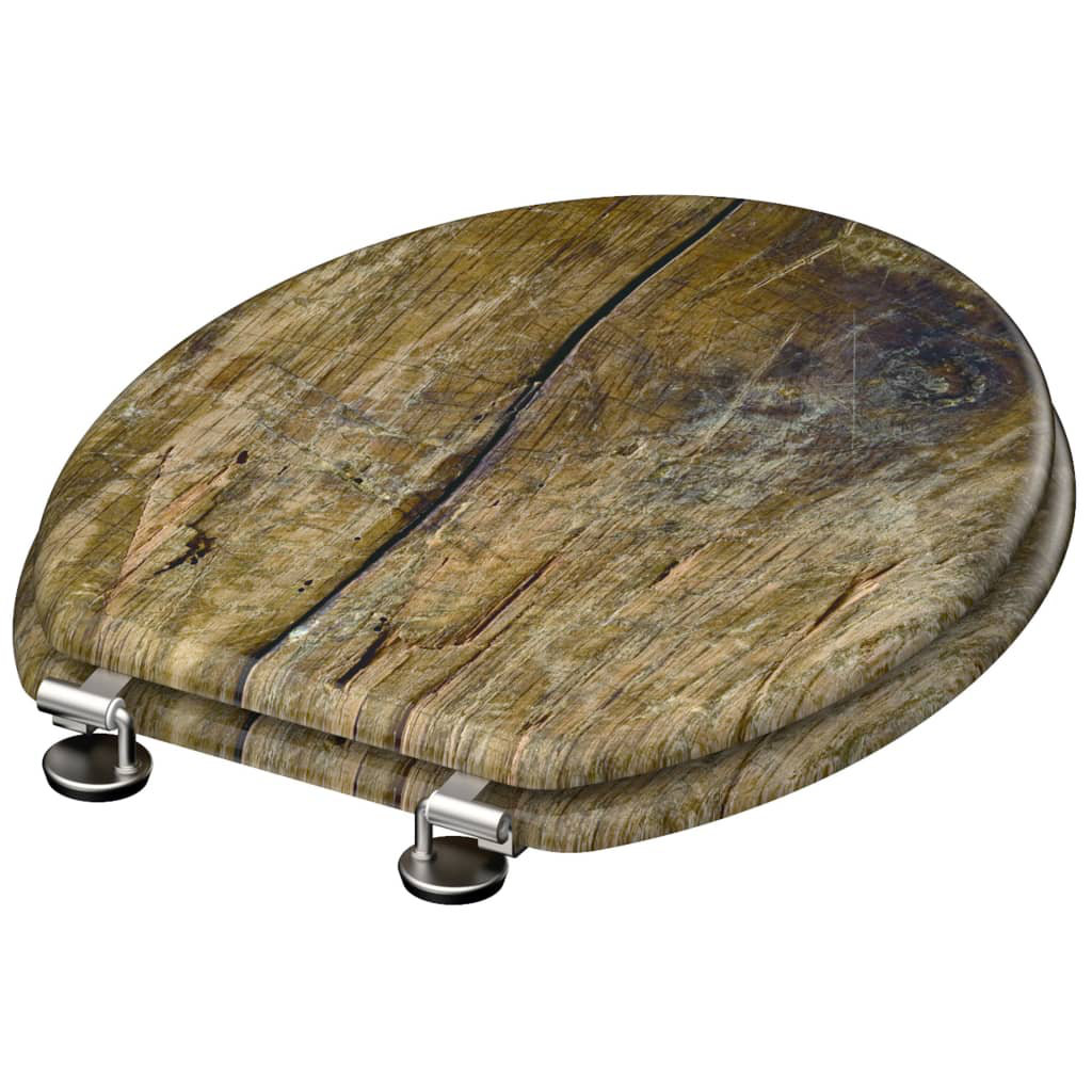 Schütte Toilet Seat Solid Wood MDF Printed