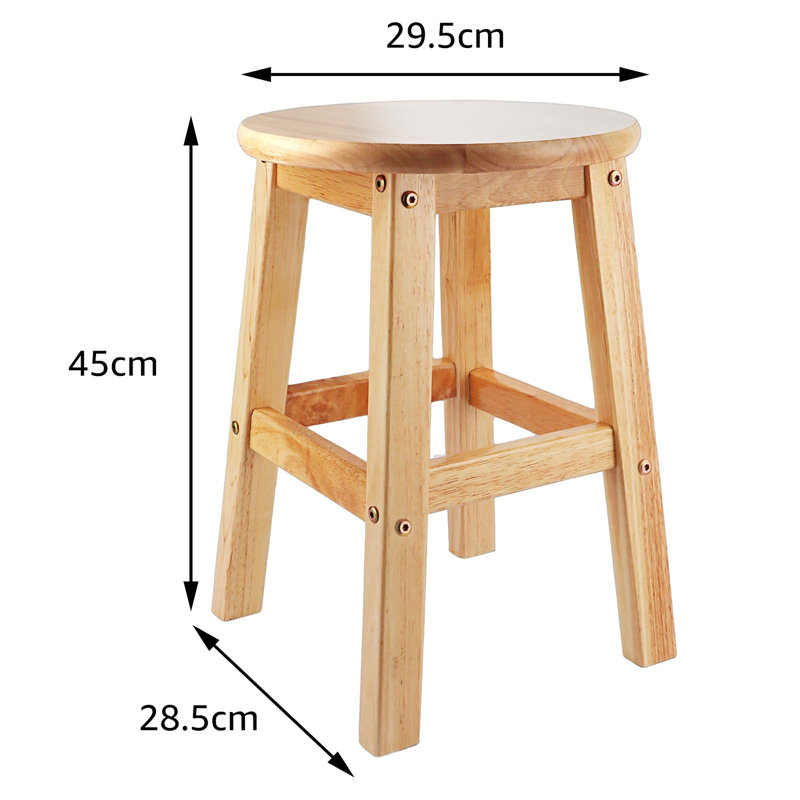 Solid Wood Accent Stool