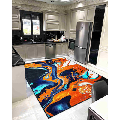 Tapis Carleen 1113 - terre cuite, 5 x 8 (5 pi 2 po x 7 pi 5 po)