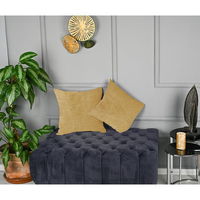 Matte Velvet Cushion Cover - 1 Pc