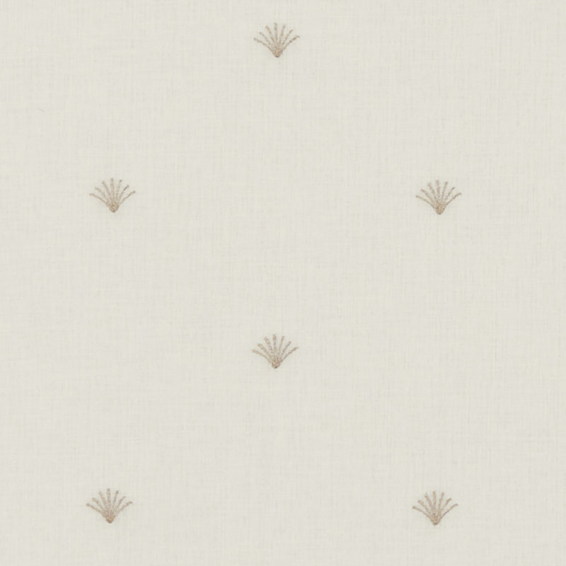 Lusso Sheers Fino Fabric, Ivory/Rose Gold
